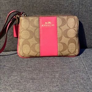 Coach Signature wristlet